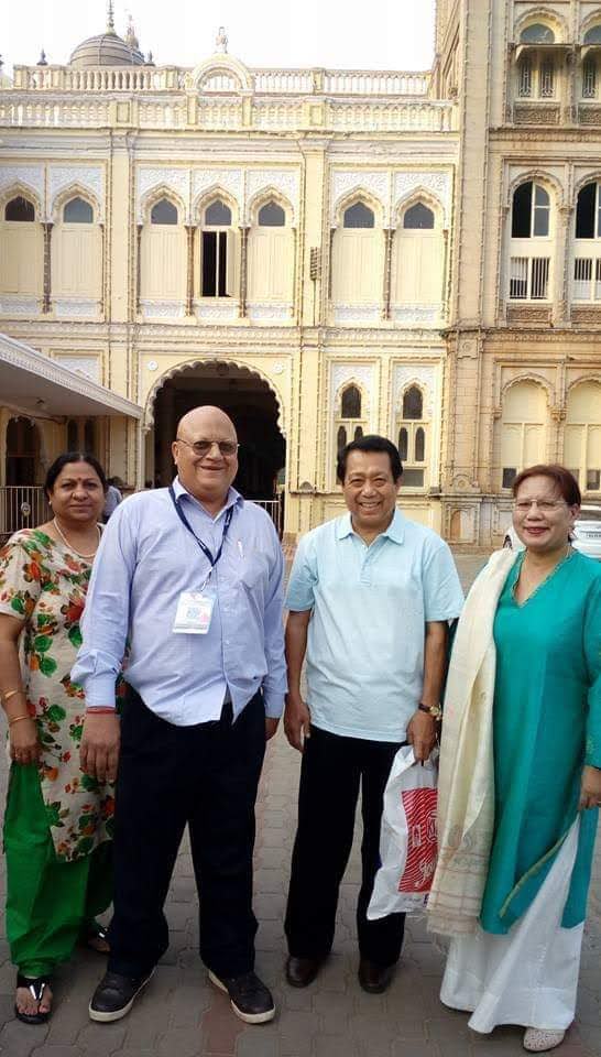 AMBICON, Silver Jublei year, Mysore 2017, with Sir Dinesh Puri, Myshore Palace.