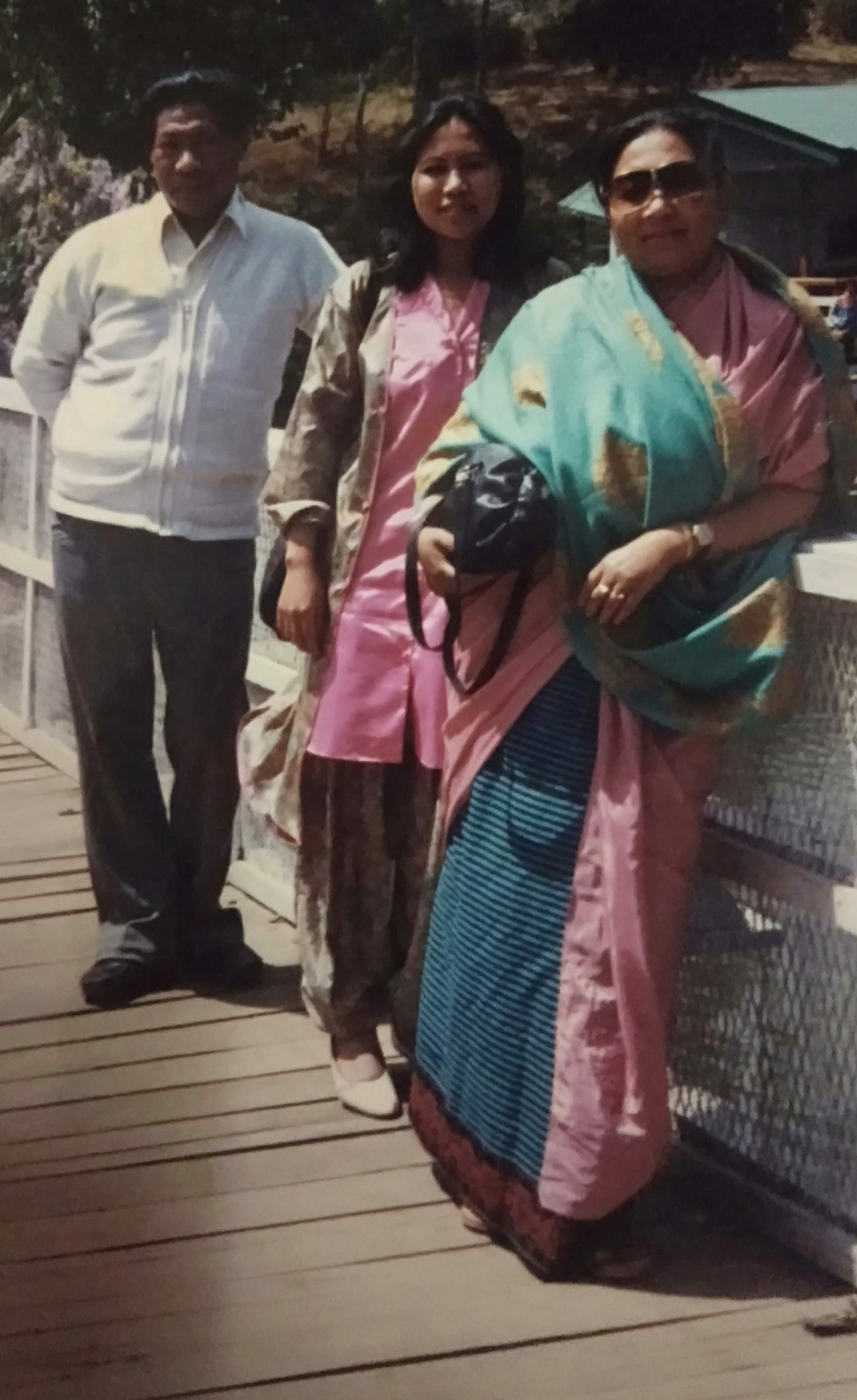 With my Parents at Shillong,1987