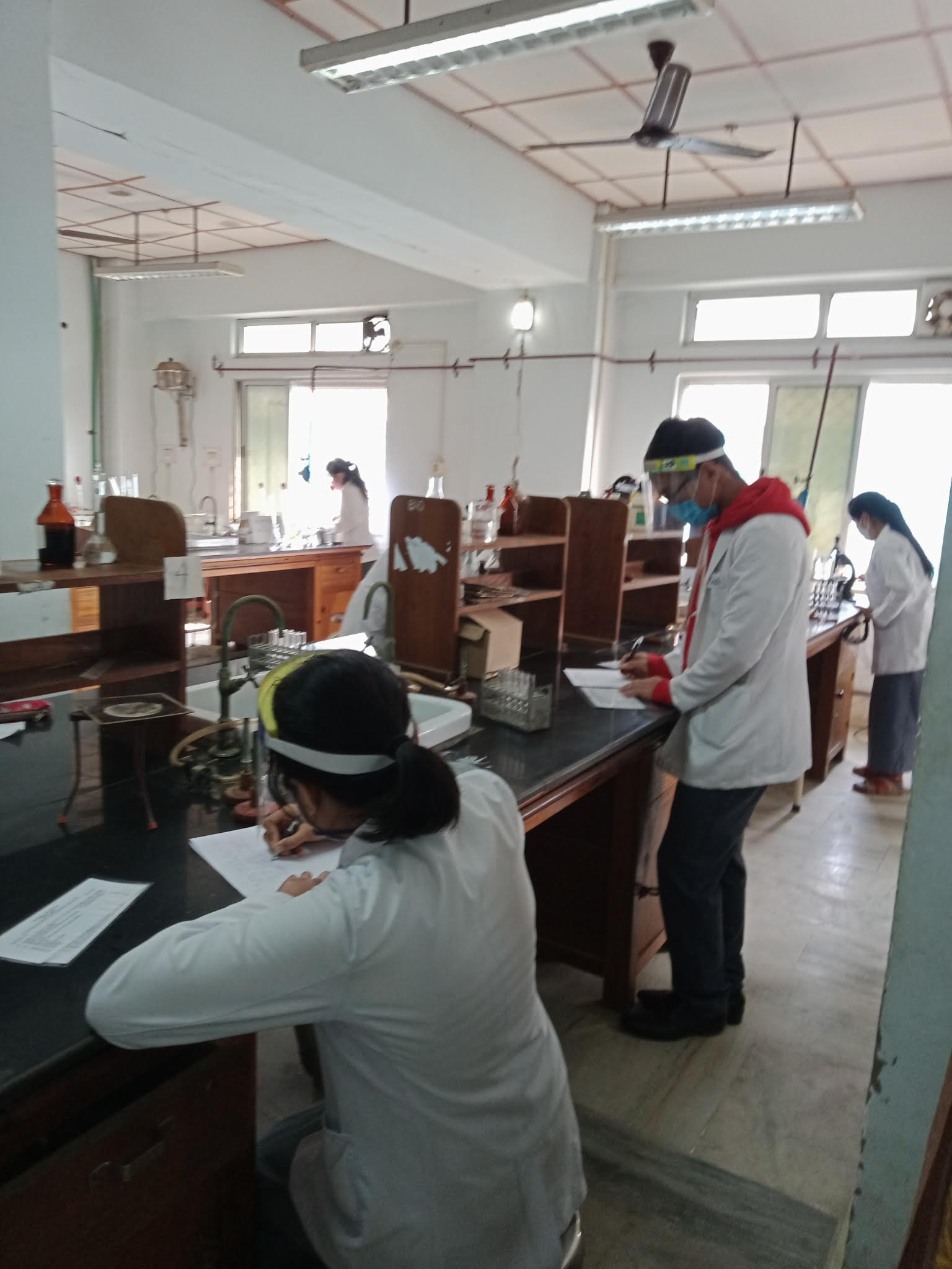 Objective Structured Practical Examination 2021 maintaining social distancing and SOPs of the pandemic