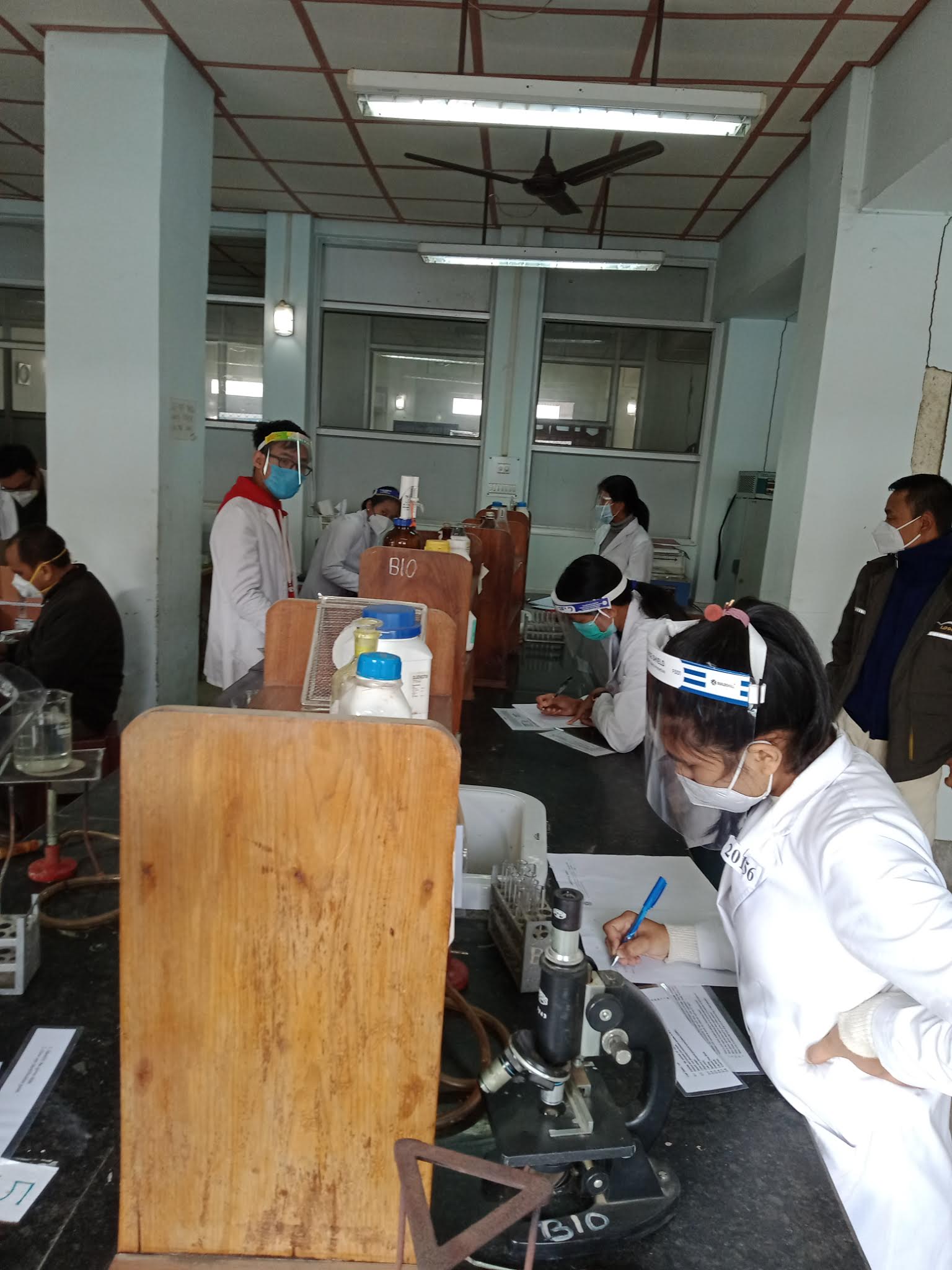 Objective Structured Practical Examination 2021 maintaining social distancing and SOPs of the pandemic