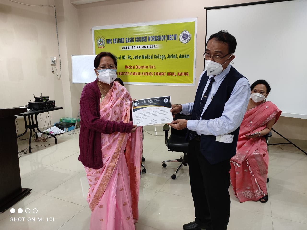 Receiving Certificate for Resource person CISP